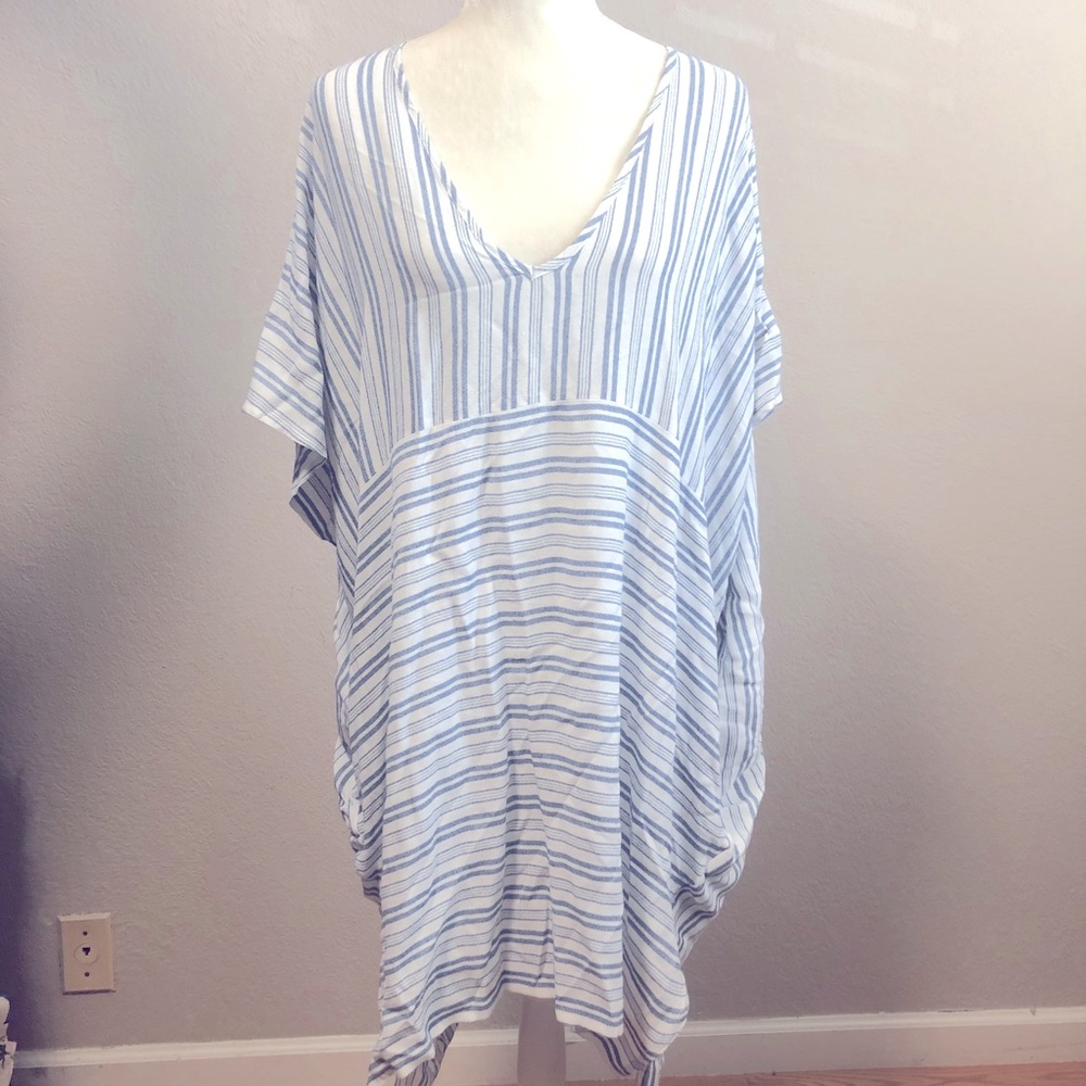 Onia stripe coverup dress tunic